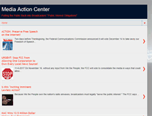 Tablet Screenshot of mediaactioncenter.net